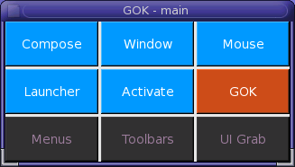 Shows GOK main window.
